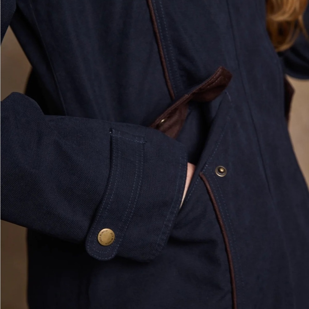 Jack Murphy Navy Blue Barbour Jacket - NWT - Picture 4 of 14